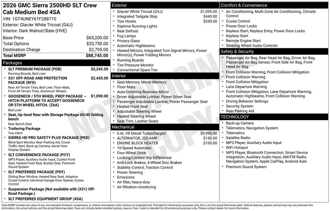 2026 GMC Sierra 2500Hd SLT - Image 3