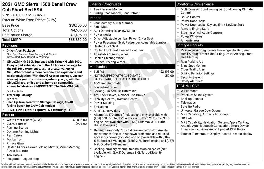 2021 GMC Sierra 1500 Denali - Image 2