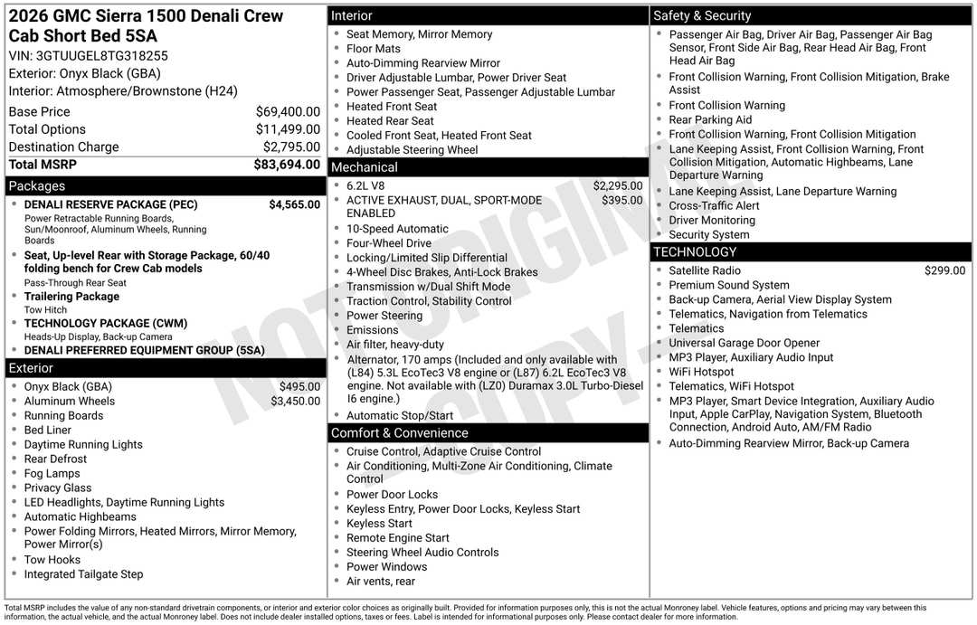 2026 GMC Sierra 1500 Denali - Image 3