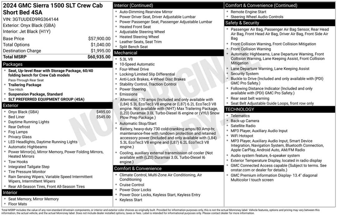 2024 GMC Sierra 1500 SLT - Image 2