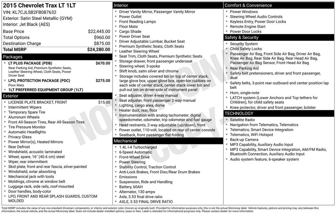 2015 Chevrolet Trax LT - Image 2