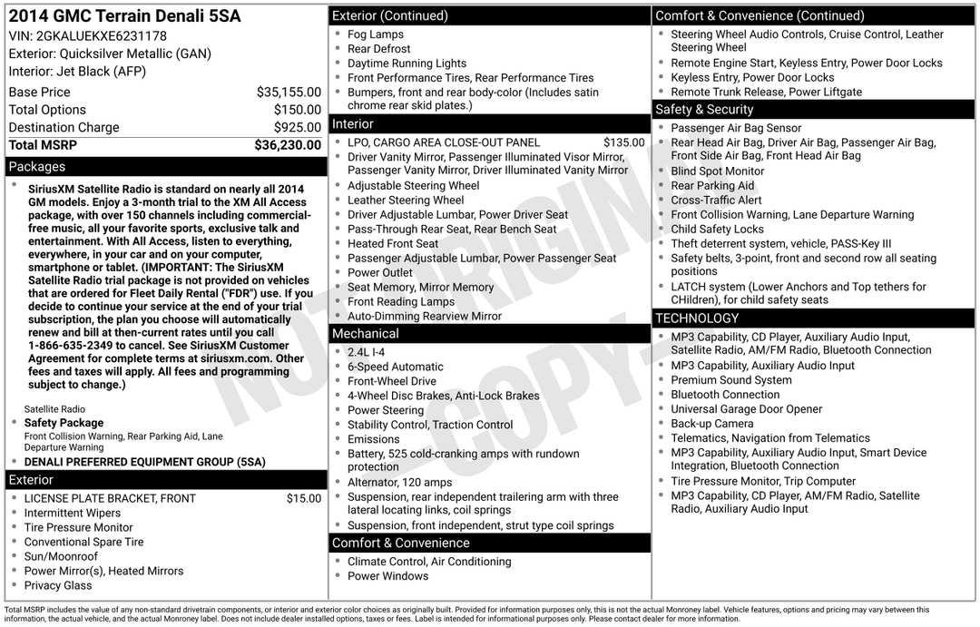 2014 GMC Terrain Denali - Image 2