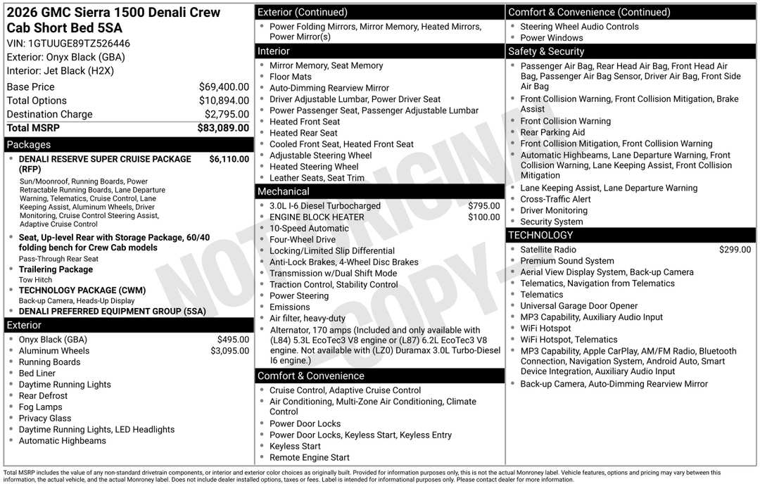 2026 GMC Sierra 1500 Denali - Image 2