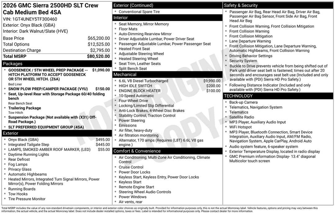 2026 GMC Sierra 2500Hd SLT - Image 3