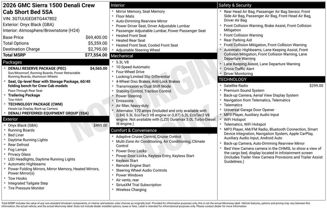 2026 GMC Sierra 1500 Denali - Image 3