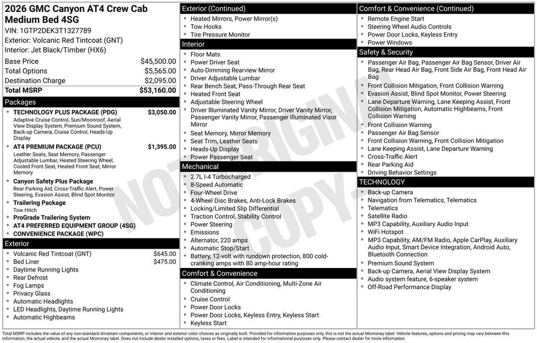 2026 GMC Canyon AT4 - Image 3