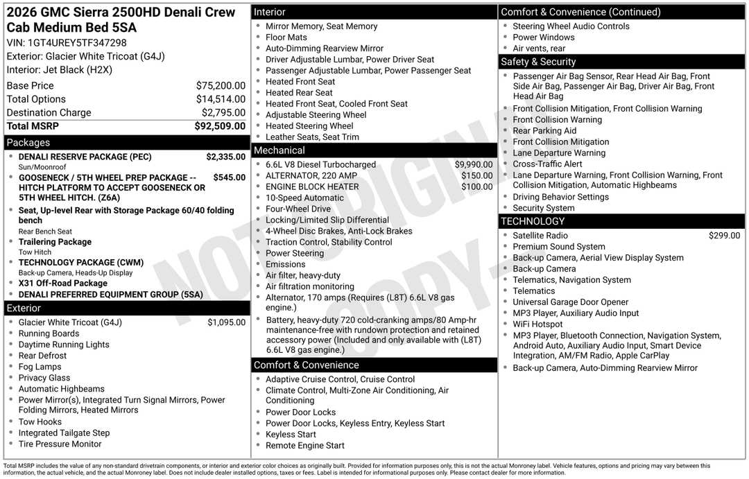 2026 GMC Sierra 2500Hd Denali - Image 3