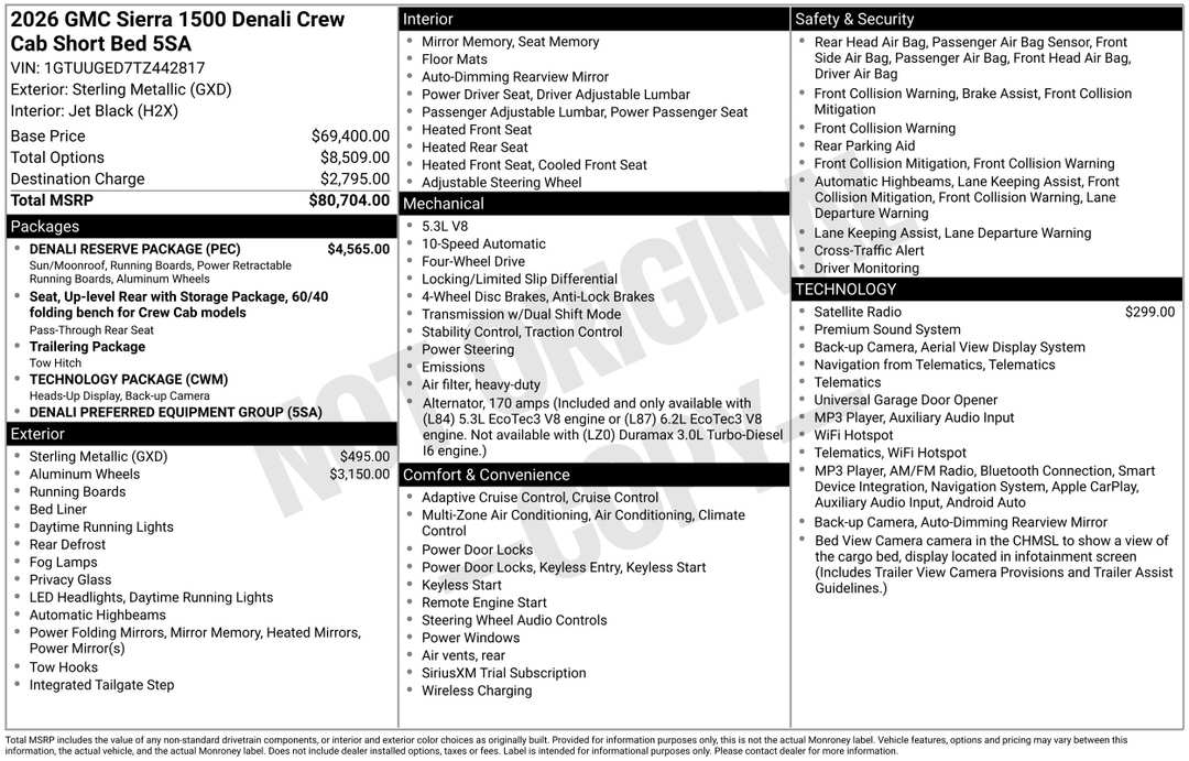 2026 GMC Sierra 1500 Denali - Image 3