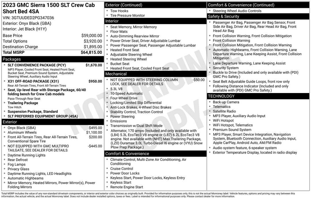 2023 GMC Sierra 1500 SLT - Image 2