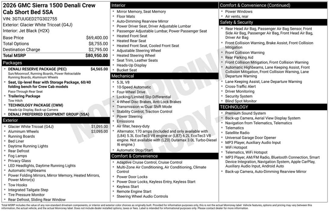 2026 GMC Sierra 1500 Denali - Image 3