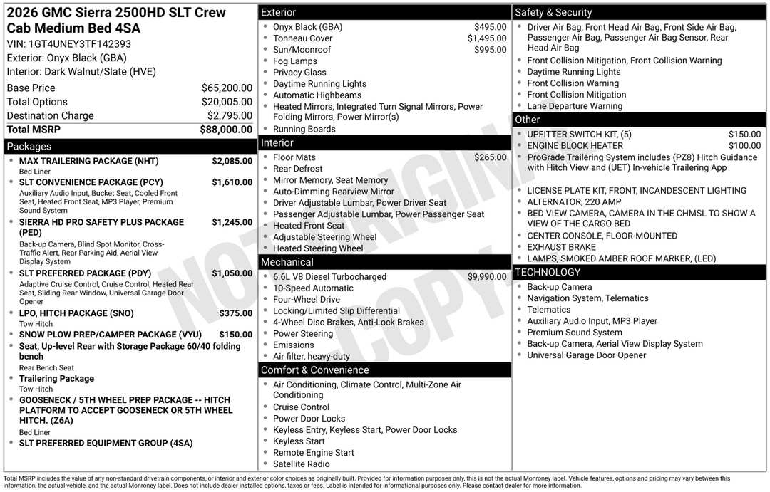 2026 GMC Sierra 2500Hd SLT - Image 3