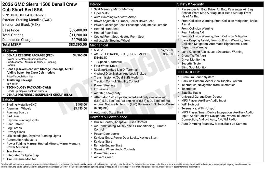 2026 GMC Sierra 1500 Denali - Image 3