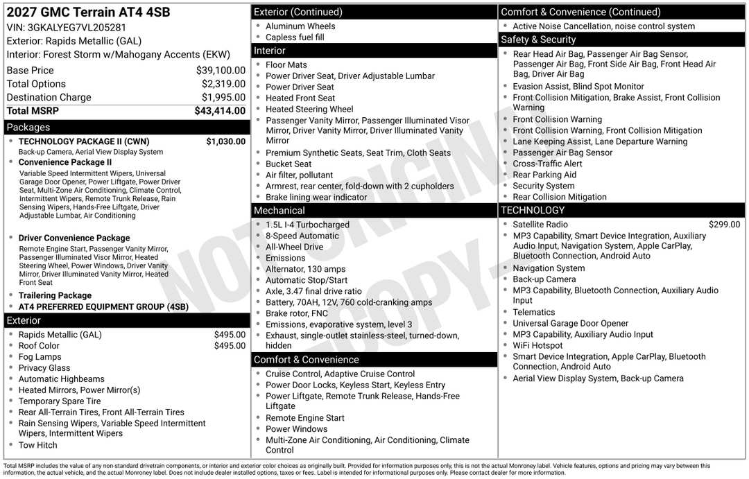 2027 GMC Terrain AT4 - Image 3